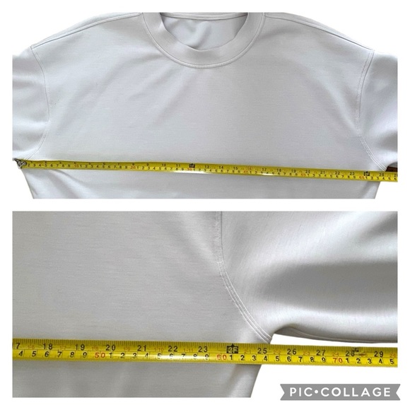 Lululemon Softstreme Perfectly Oversized Cropped Crew Long Sleeve White Opal 6 - Picture 13 of 15
